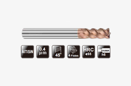 极超微粒长柄圆鼻铣刀4FLUTES-标兵传动网
