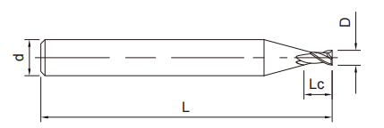 微小径立铣刀2FLUTES-标兵传动网