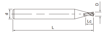 微小径立铣刀2FLUTES-标兵传动网