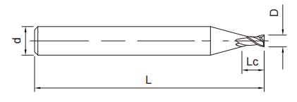 微小径立铣刀2FLUTES-标兵传动网