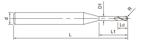 深沟圆头立铣刀2FLUTES-标兵传动网