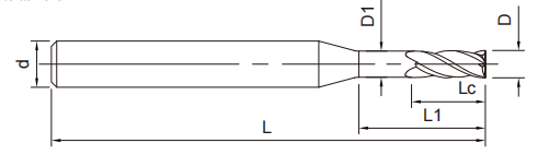深沟立铣刀4FLUTES-标兵传动网