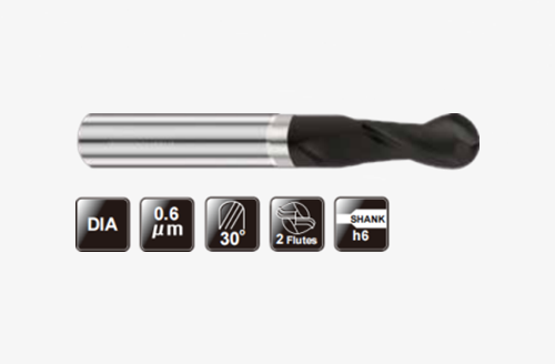 石墨加工圆头立铣刀2FLUTES-标兵传动网