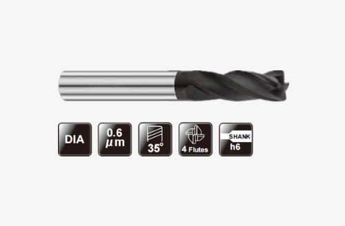 石墨加工圆鼻立铣刀4FLUTES-标兵传动网