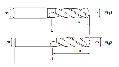 超微粒钨钢钻头2FLUTES-标兵传动网