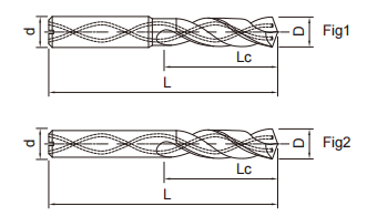 超微粒钨钢钻头(内冷)2FLUTES-标兵传动网