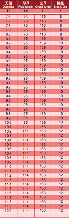 超微粒钨钢钻头(内冷)2FLUTES-标兵传动网